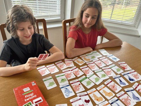 Kapitan Nauka EDUseria gra karciana Nauka Flagi świata KS1201