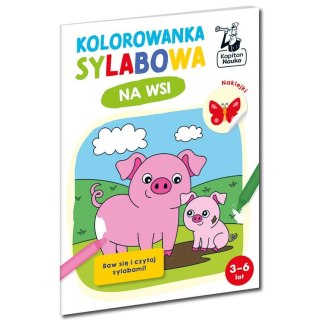 Kapitan Nauka Kolorowanka sylabowa. Na wsi KS1211