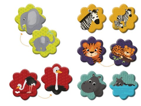 Kapitan Nauka gra pamięciowa Memory Afryka GR0633