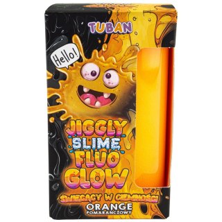 Tuban Jiggle Slime Fluo glow pomarańczowy świecący w ciemności 430g ZA5654