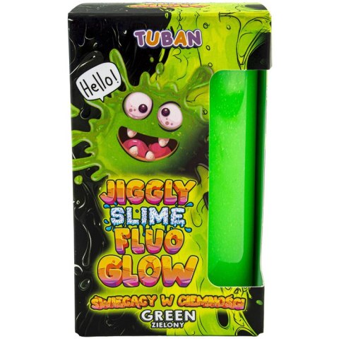 Tuban Jiggle Slime Fluo glow zielony świecący w ciemności 430g ZA5655