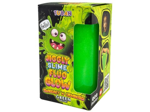Tuban Jiggle Slime Fluo glow zielony świecący w ciemności 430g ZA5655