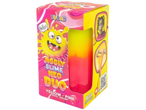 Tuban Jiggle Slime Neo Duo dwukolorowy 430g żółto-różowy ZA5649