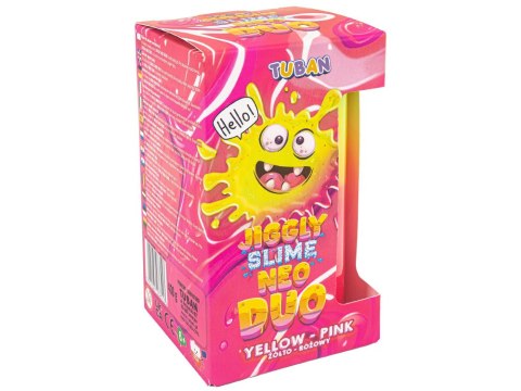 Tuban Jiggle Slime Neo Duo dwukolorowy 430g żółto-różowy ZA5649