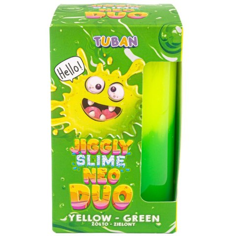 Tuban Jiggle Slime Neo Duo dwukolorowy żółto-zielony 430g ZA5650
