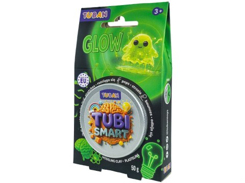 Tubi Smart plastelina sensoryczna Glow rozciąga się strzela odbija się ZA6128