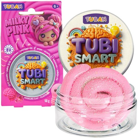 Tubi Smart plastelina sensoryczna Milky Pink rozciąga się strzela odbija się ZA6129
