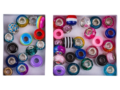 Zestaw Do Tworzenia Robienia Biżuterii, Bransoletek, Charmsy, Zawieszki, Koraliki MIX